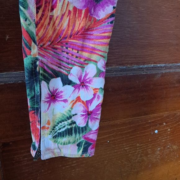 Denim & Supply Ralph Lauren Tropical Floral Skinny Jeans | Size 28 - Picture 8 of 12
